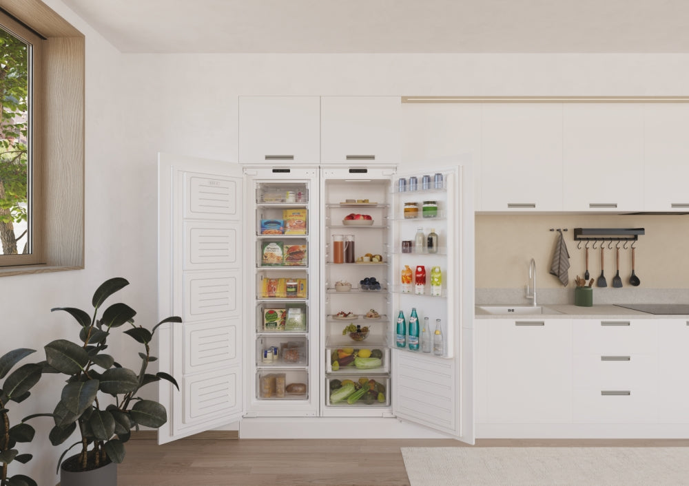 Frigider încorporabil Candy CMS518EW, 316 l, alb