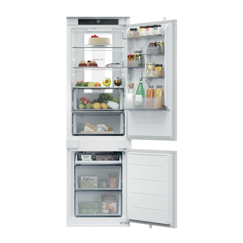 Frigider încorporabil Candy CNBQT5518E, 251 l, No Frost, alb