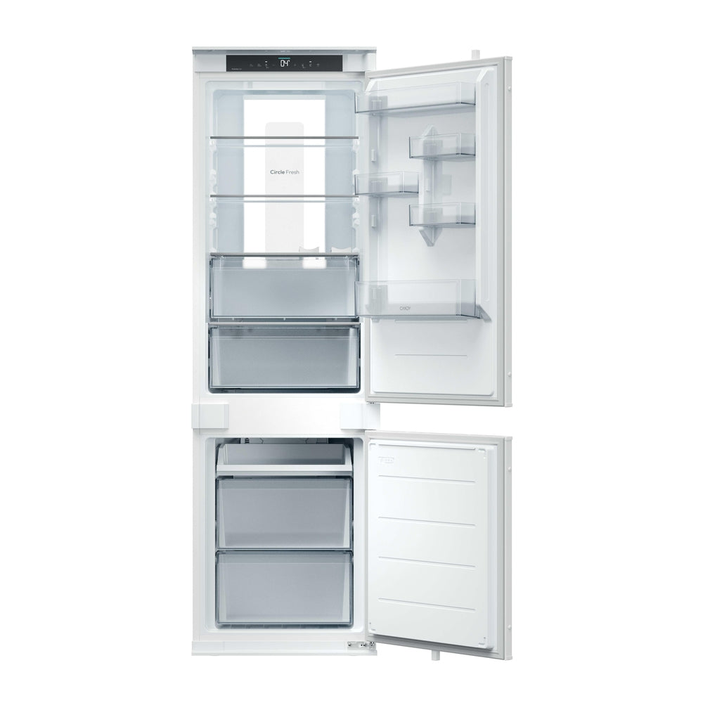 Frigider încorporabil Candy CNBQT5518E, 251 l, No Frost, alb