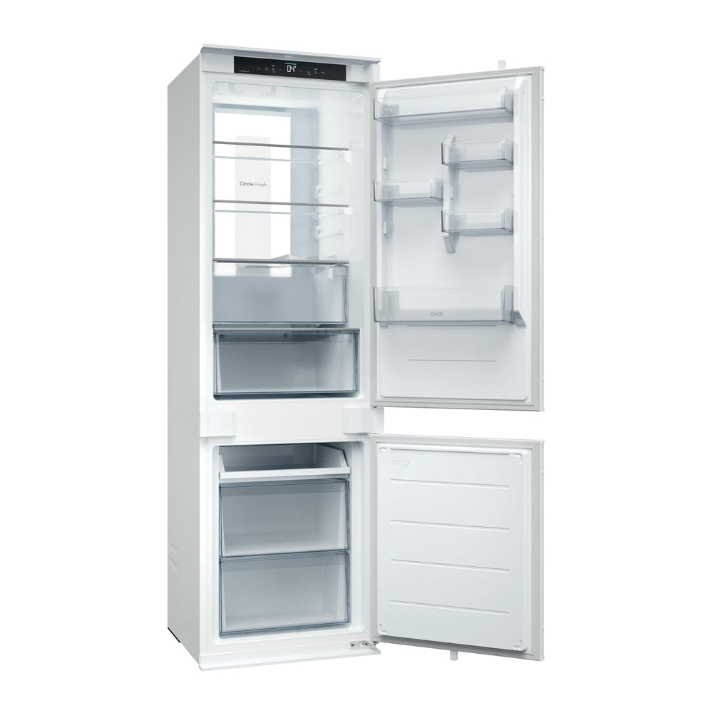 Frigider încorporabil Candy CNBQT5518E, 251 l, No Frost, alb