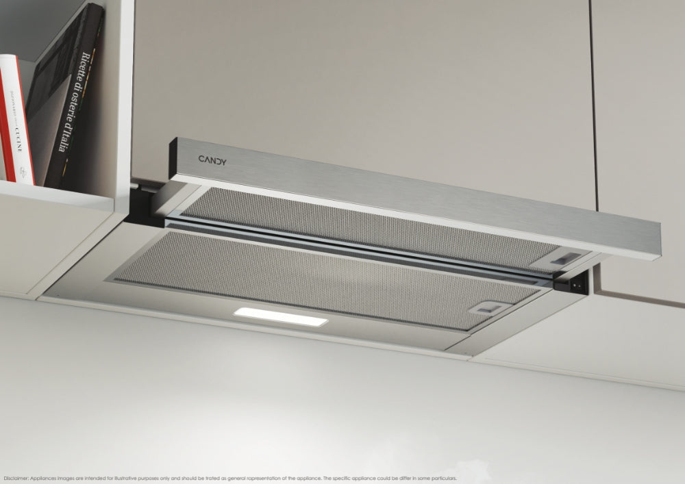 Hotă încorporabilă Candy CBT625/2X/1, 60 cm, 332 m³/h