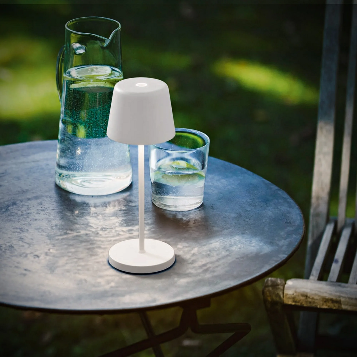 Lampă de masă de exterior Ideal Lux Cute, cafea, 346915