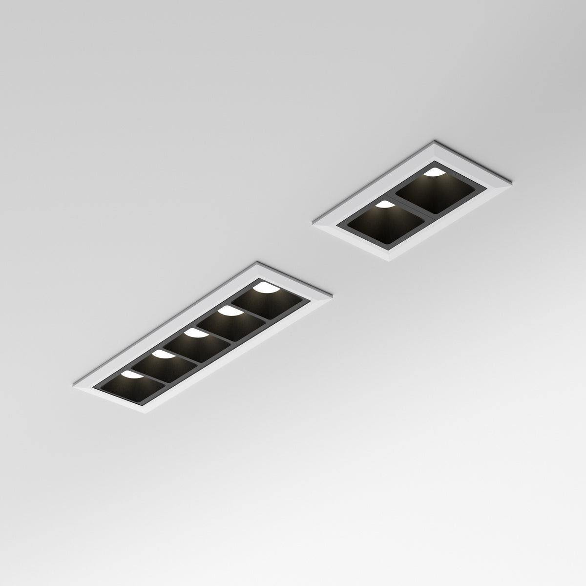 Spot încastrat Ideal Lux Lika Trim 06W 3000K, alb, 206196