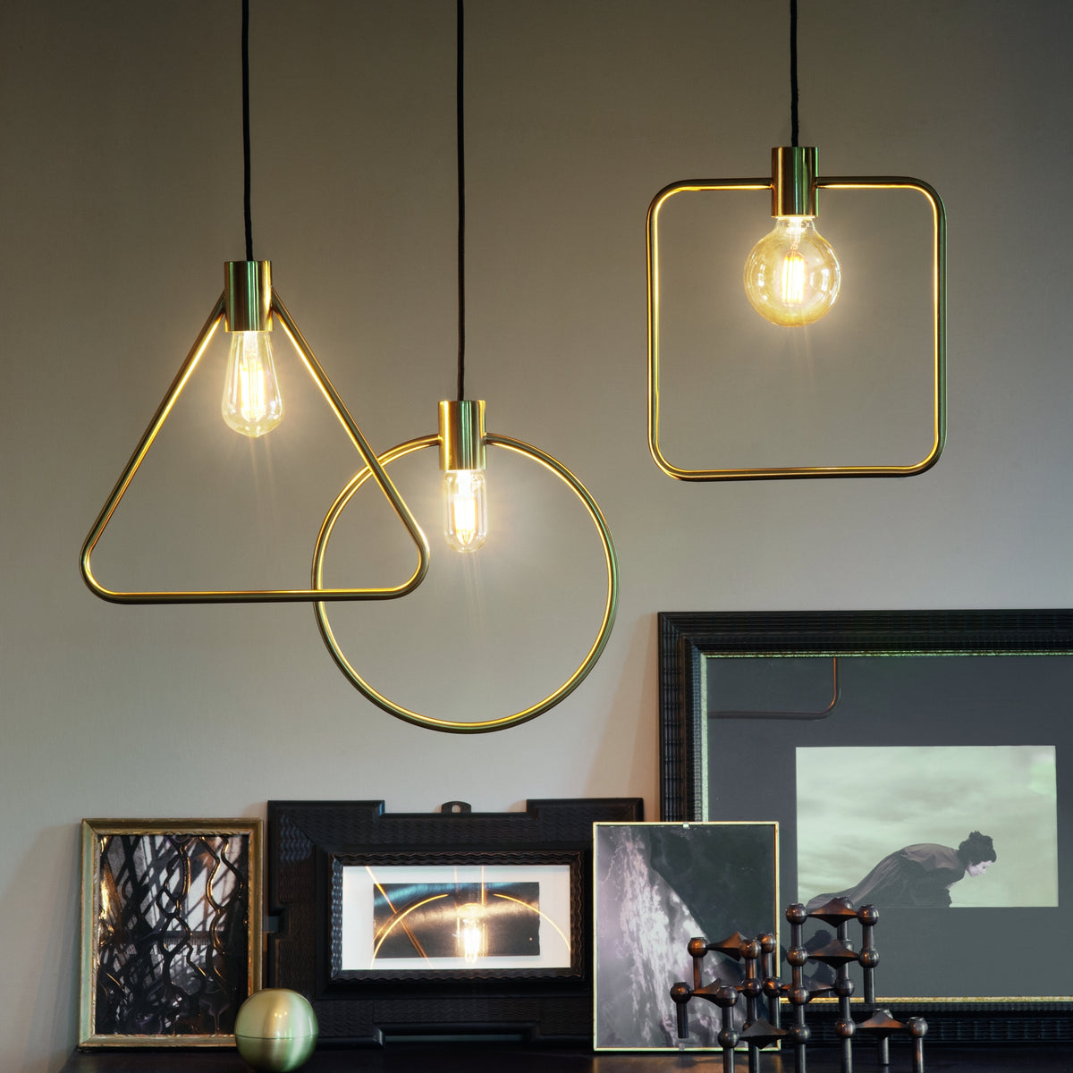 Pendul Ideal Lux Abc SP1 Triangle, 207834