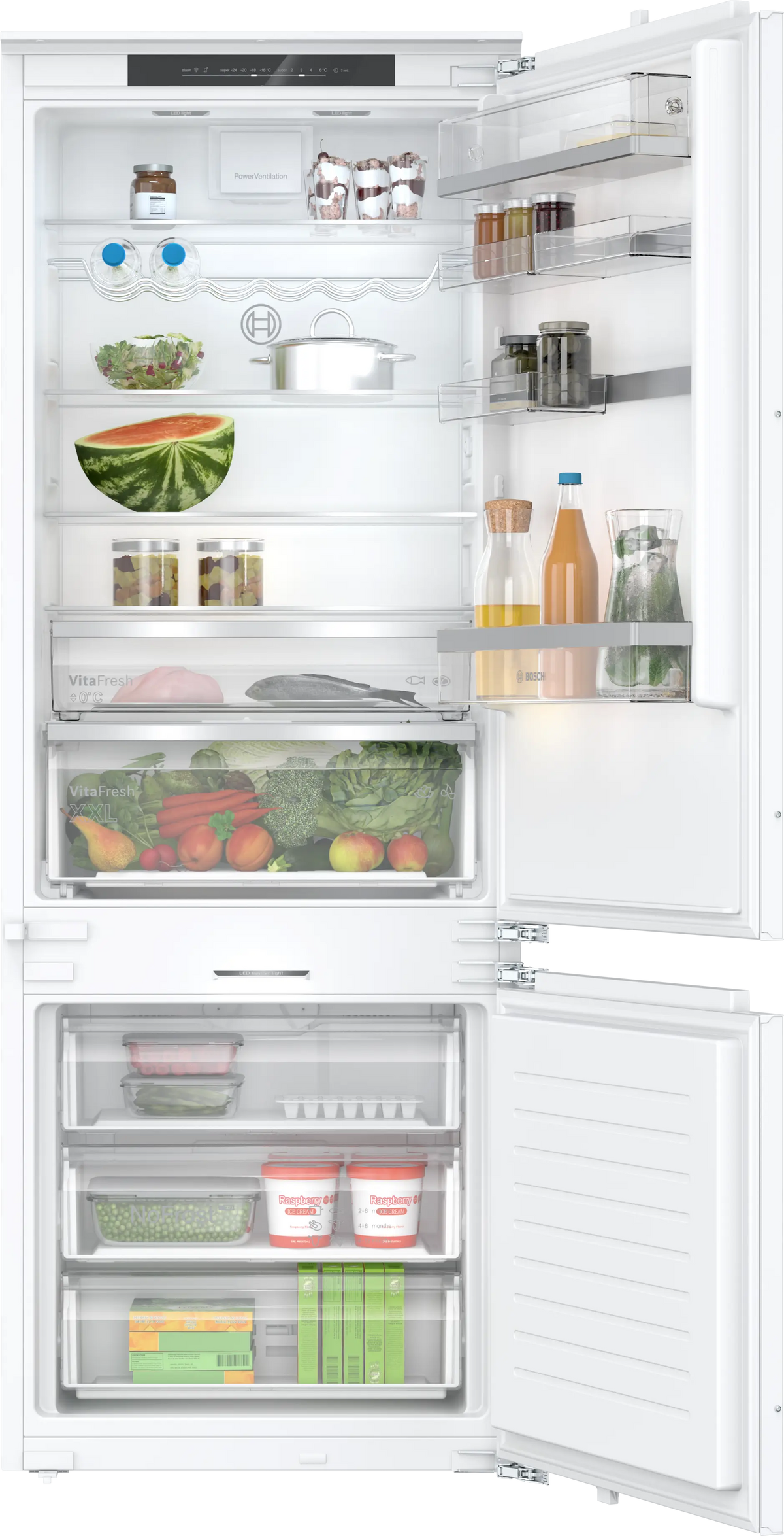 Combină frigorifică încorporabilă Bosch KBN96ADD0, Seria 6, 381 l, No Frost