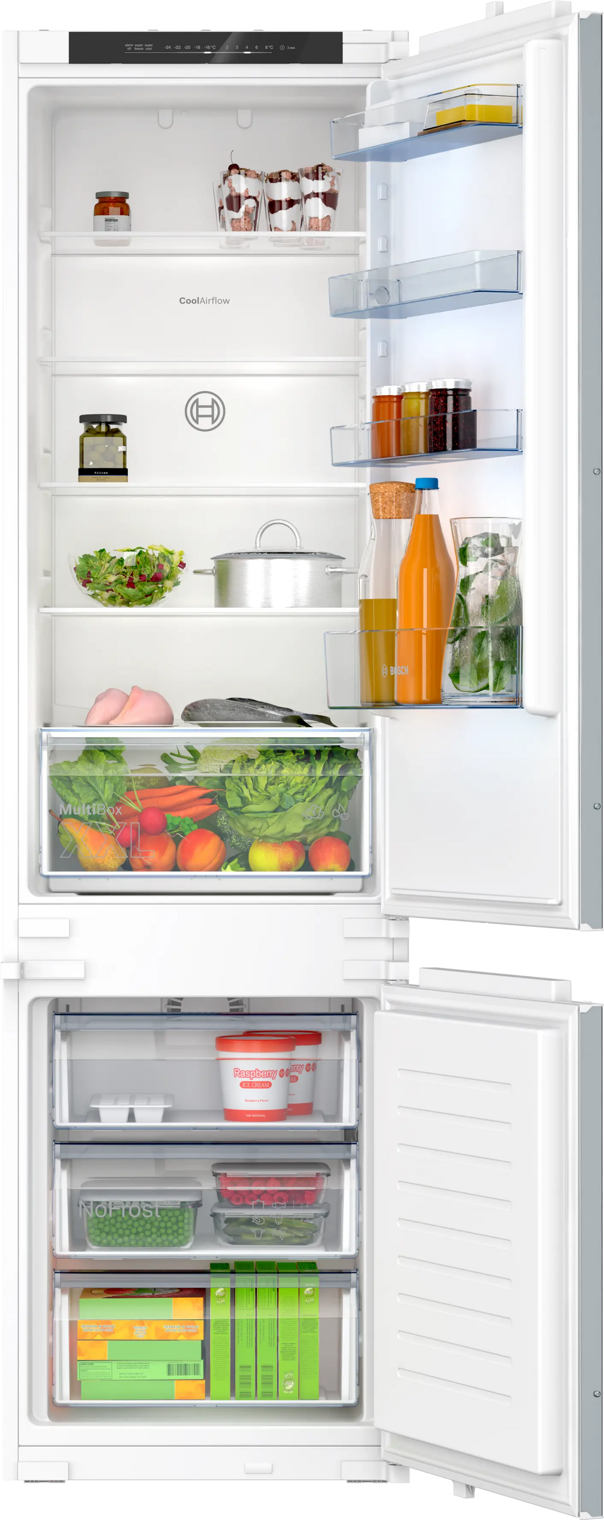 Combină frigorifică încorporabilă Bosch KIN96NSE0, Seria 2, 290 l, No Frost