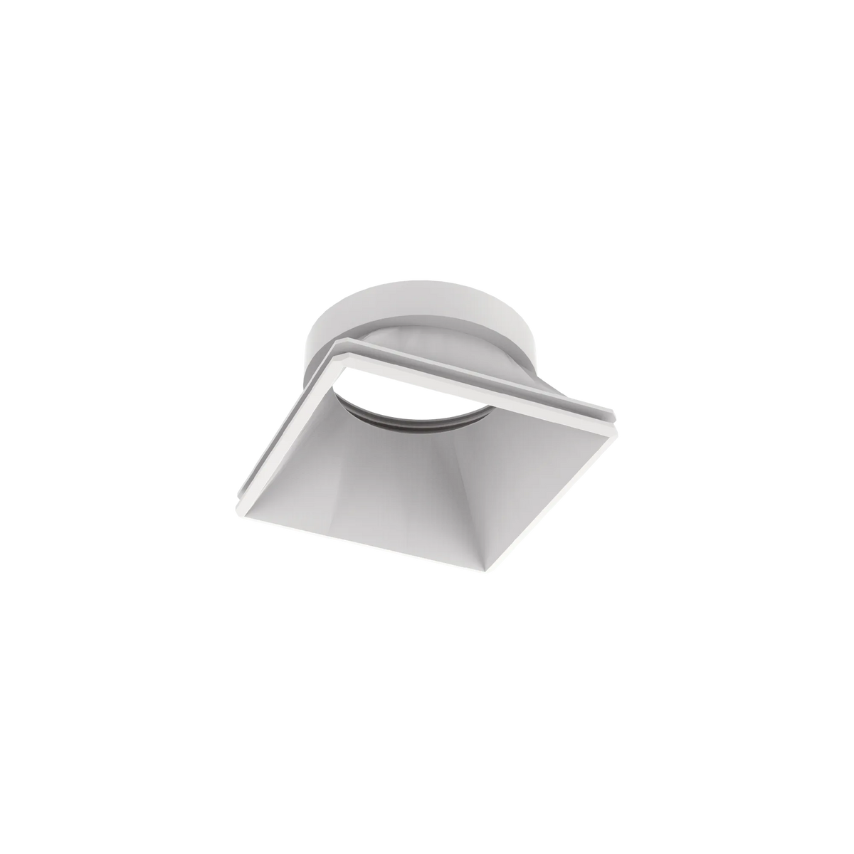 Reflector pentru spot încastrat Ideal Lux Dynamic Reflector Square Fixed, alb, 211817