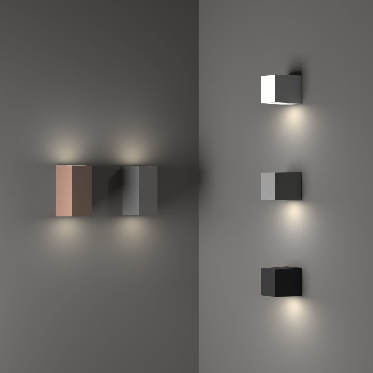 Aplică de exterior Ideal Lux Up AP1, cafea, 213347