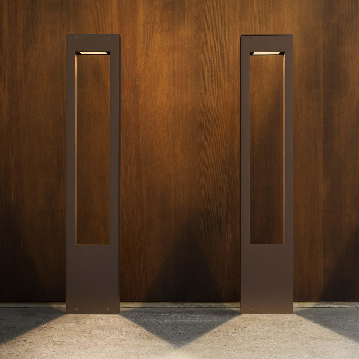 Stâlp de iluminat exterior Ideal Lux Vega PT1, cafea, 213361