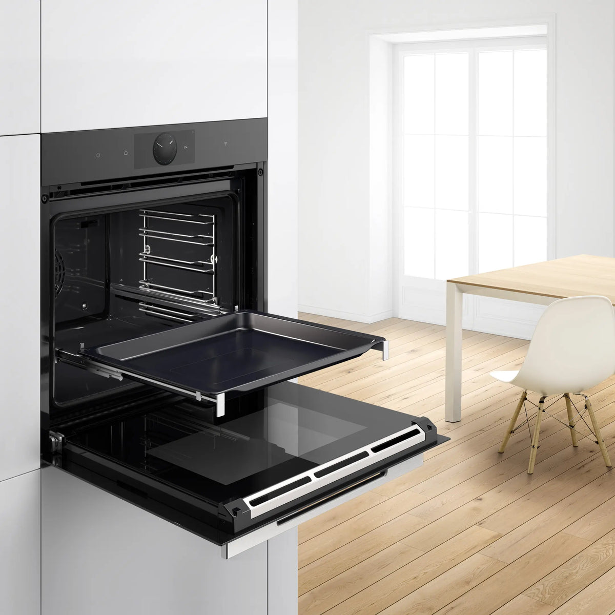 Șine telescopice cu extensie completă Bosch HEZ638000
