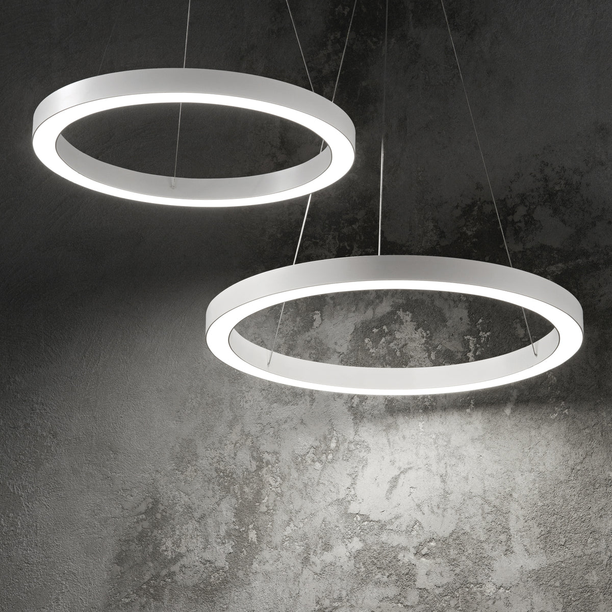 Lustră Ideal Lux Oracle, negru, Ø60 cm, 222103