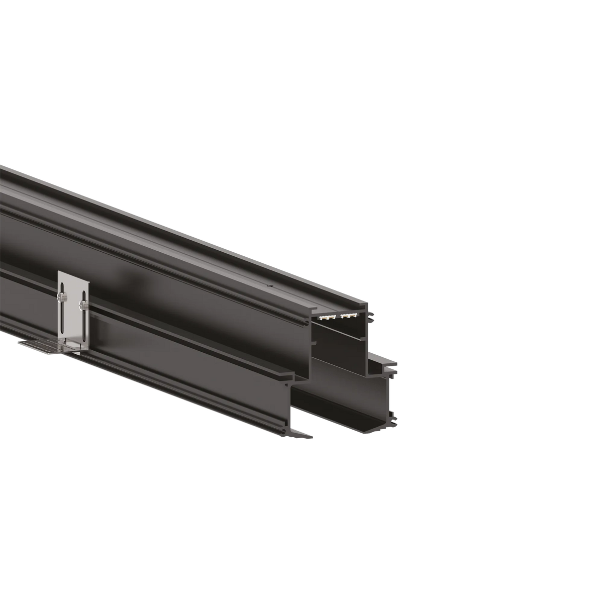 Profil LED încastrat Ideal Lux Arca, 1000 mm, negru, 222769