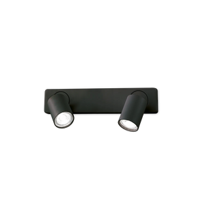 Aplică Ideal Lux Rudy AP2 Round, negru, 229034