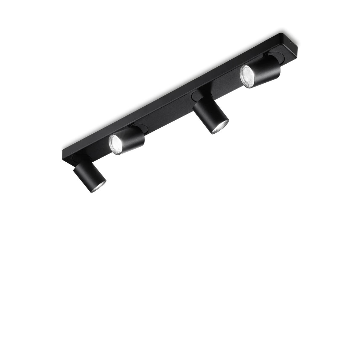 Plafonieră Ideal Lux Rudy PL4 Round, negru, 229072