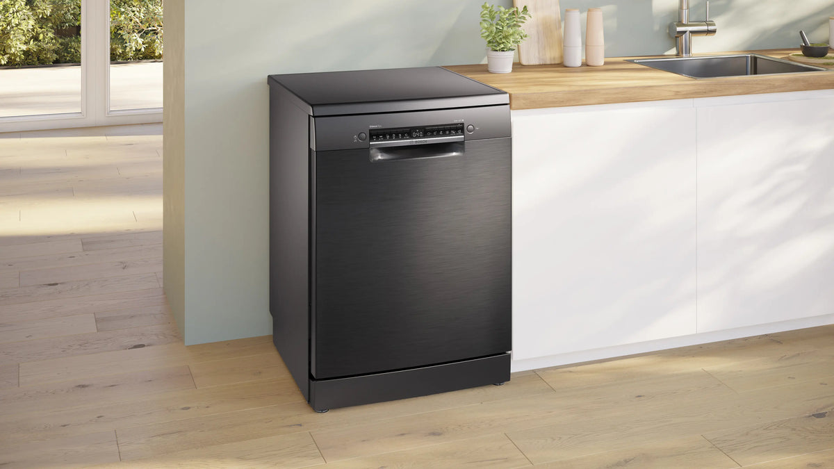 Mașină de spălat vase Bosch SMS4EMC06E, Seria 4, 60 cm, 14 seturi, inox