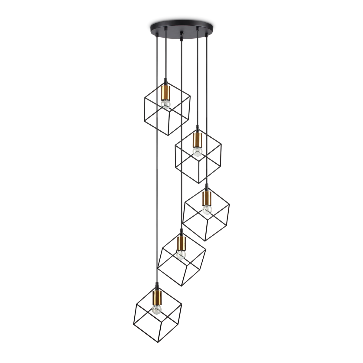 Lustră Ideal Lux Ice SP5, negru, 237664