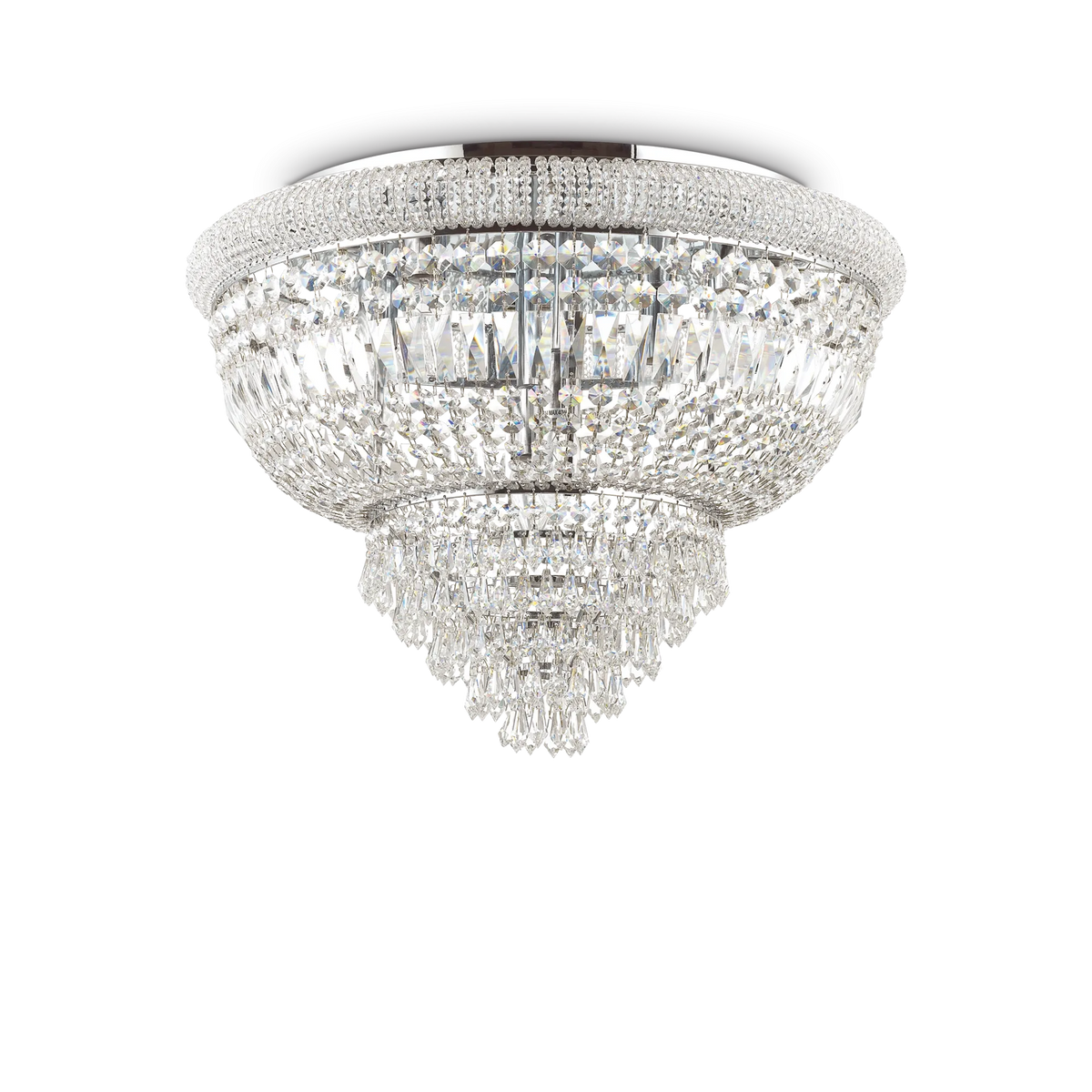 Plafonieră Ideal Lux Dubai PL24, crom, 243566