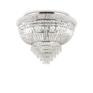 Plafonieră Ideal Lux Dubai PL24, crom, 243566