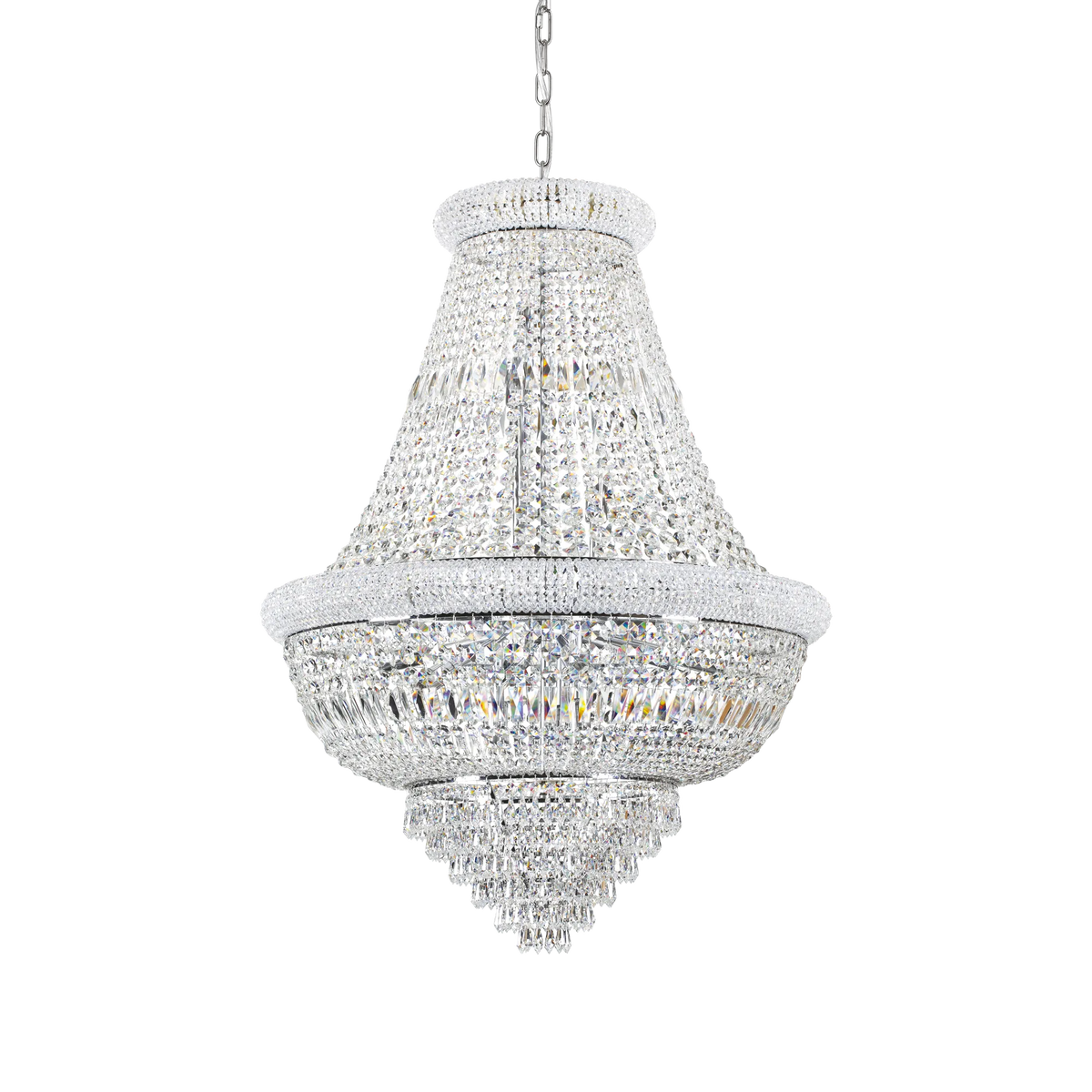 Lustră Ideal Lux Dubai SP24, crom, 243597