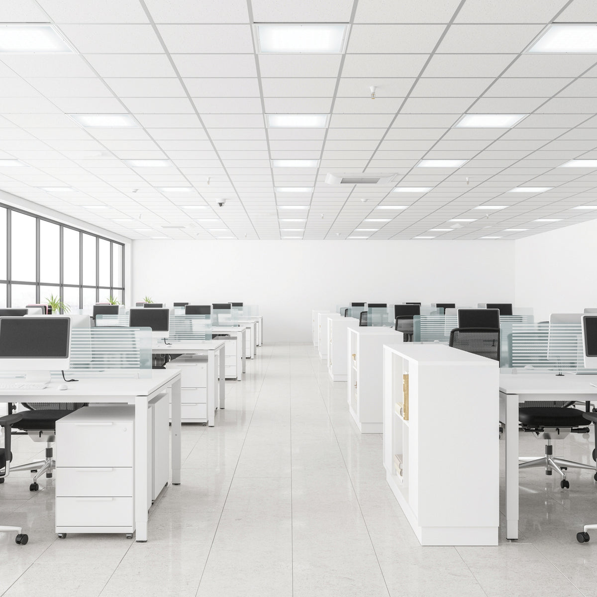 Spot încastrat Ideal Lux LED Panel CR90 4000K, 244181