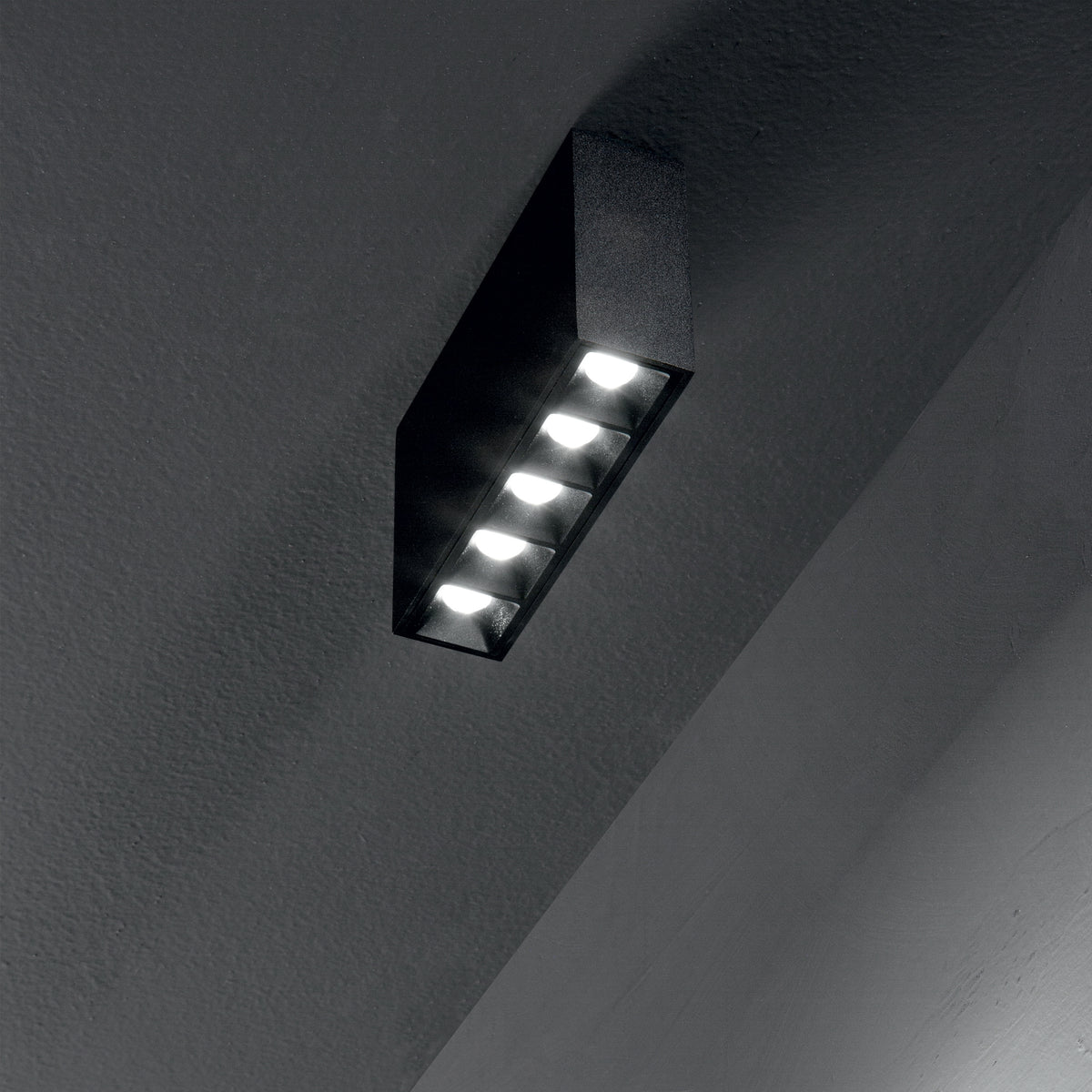 Plafonieră Ideal Lux Lika, negru, 244884