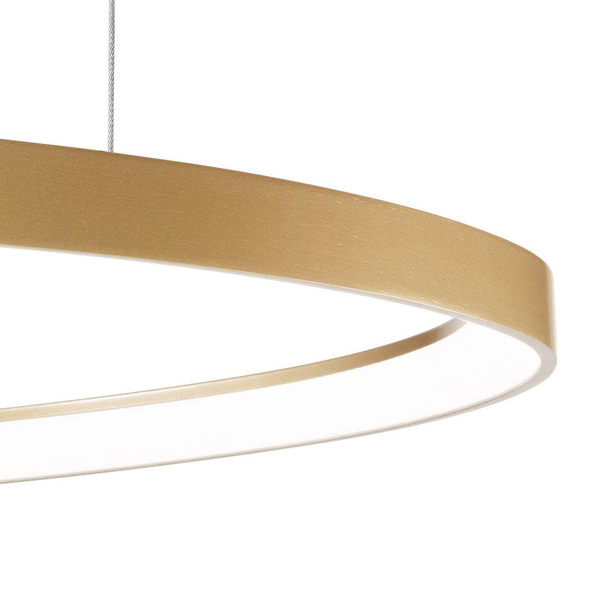Lustră Ideal Lux Gemini ON-OFF 3000K, alamă, Ø42 cm, 247243