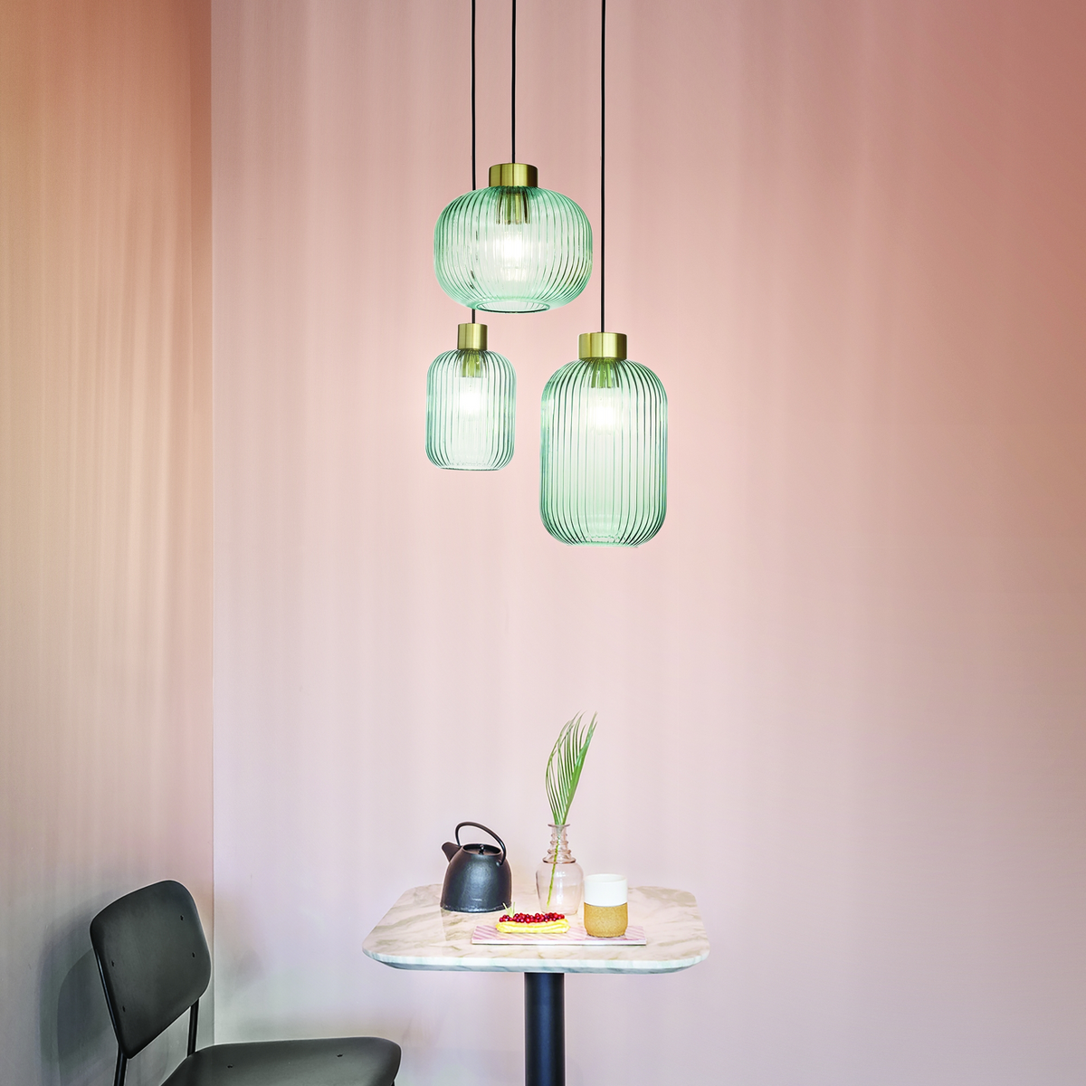 Pendul Ideal Lux Mint-3 SP1, verde, 237497