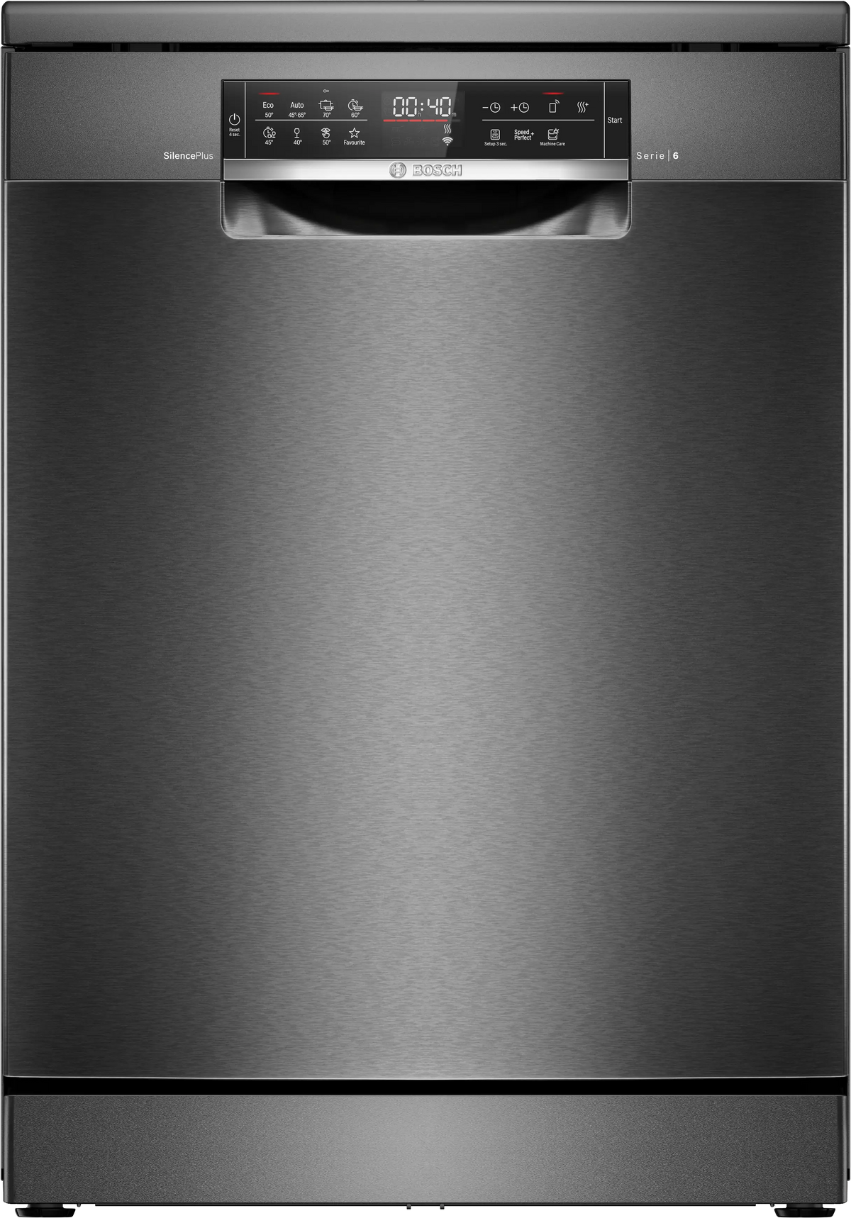 Mașină de spălat vase Bosch SMS6ECC12E, Seria 6, 60 cm, 14 seturi, inox