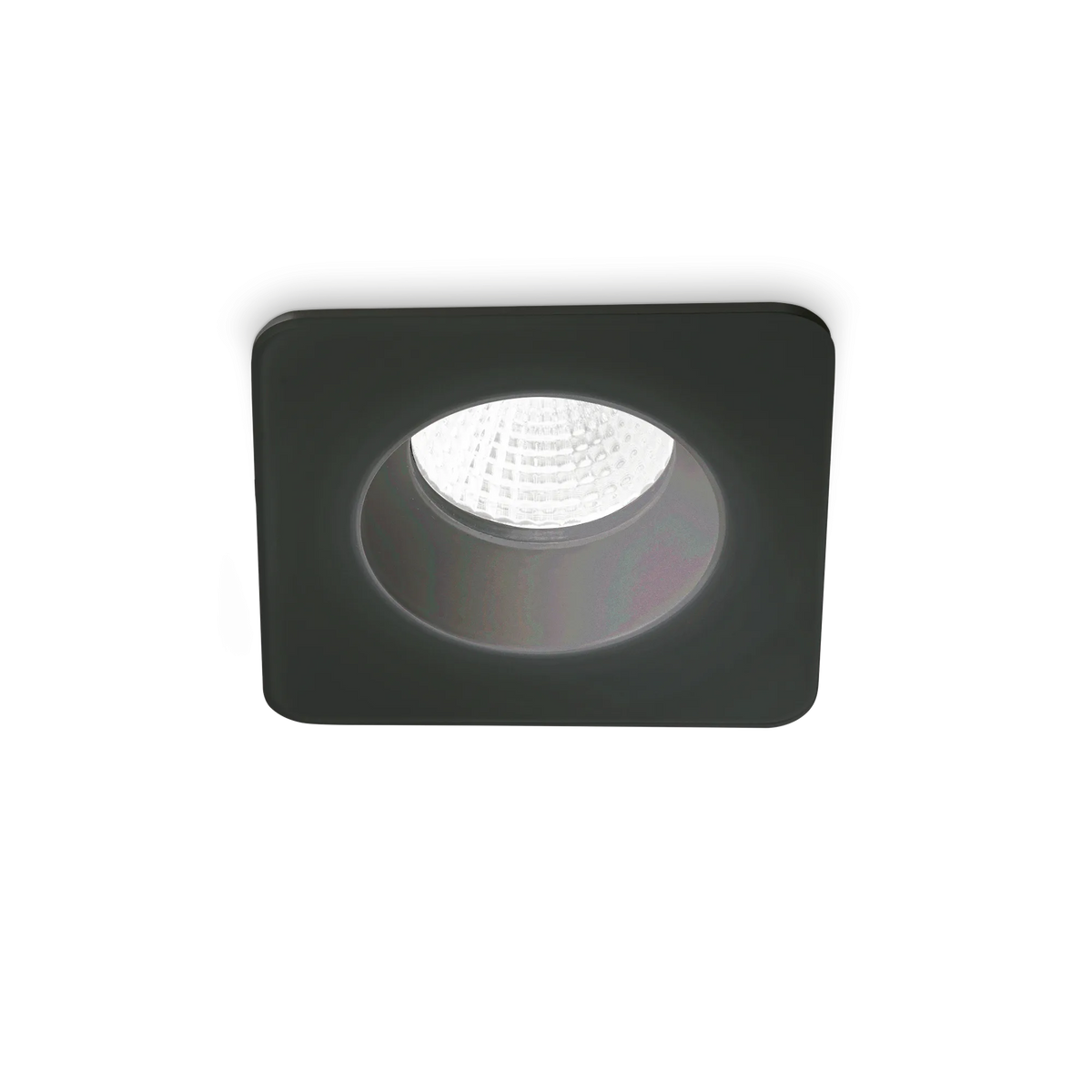 Spot încastrat Ideal Lux Room-65 Square, negru, 252056