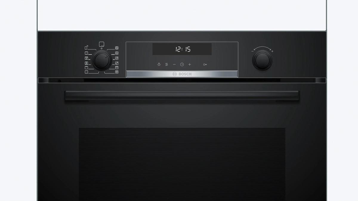 Cuptor încorporabil Bosch HBG578EB7, Seria 6, 71 l, curățare pirolitică, negru