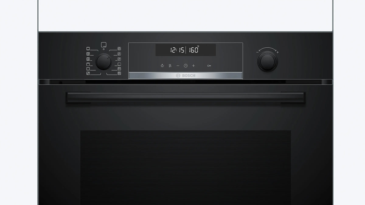 Cuptor încorporabil Bosch HBG578BB3, Seria 6, 71 l, curățare pirolitică, negru