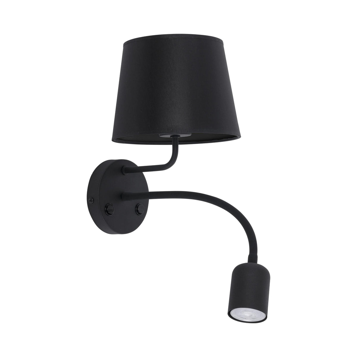 Aplică TK Lighting Maja, negru, 2 dulii E27 + GU10, 10081