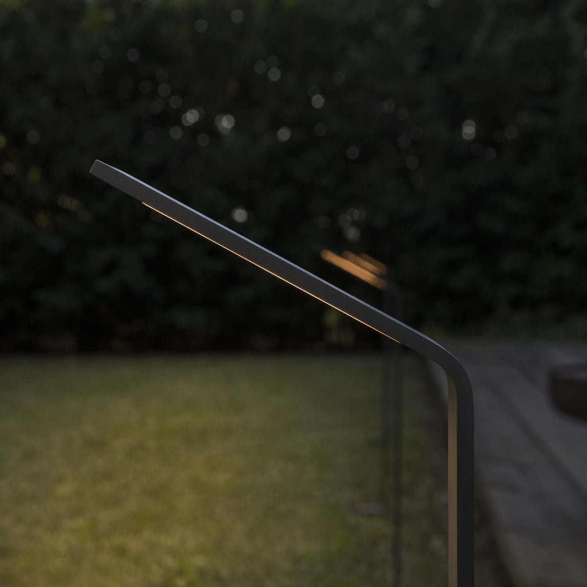 Lampă de exterior Ideal Lux Agos 3000K, antracit, H80 cm, 254319