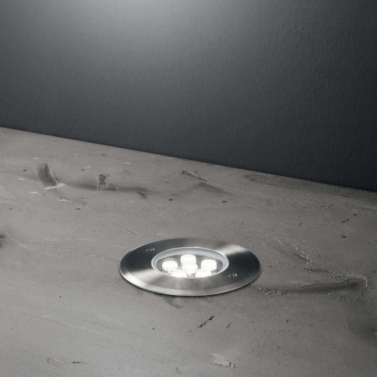 Spot încastrat de exterior Ideal Lux Floor, Ø12 cm, 255668