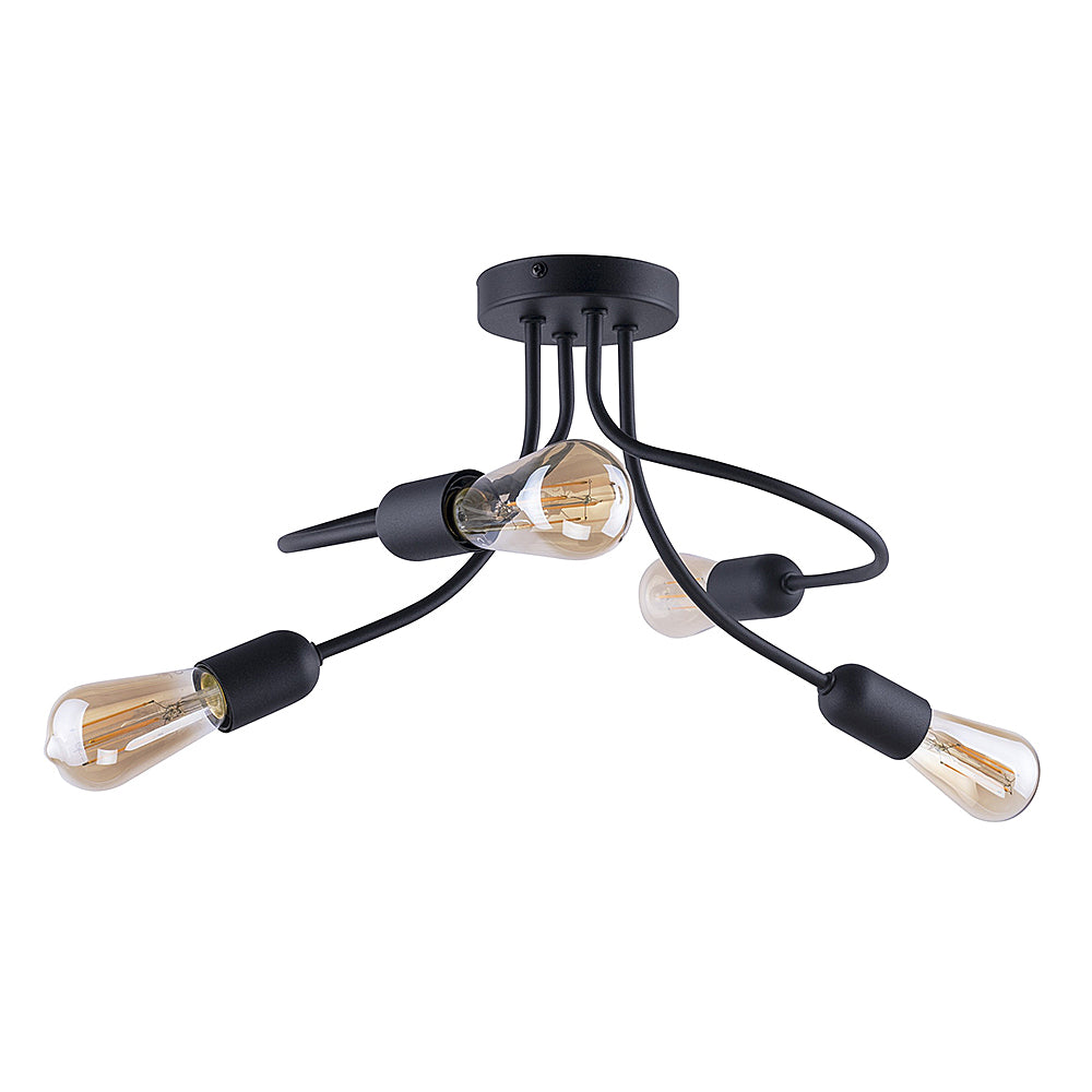 Lustră TK Lighting Fado 4, negru, 4 x E27, 2583