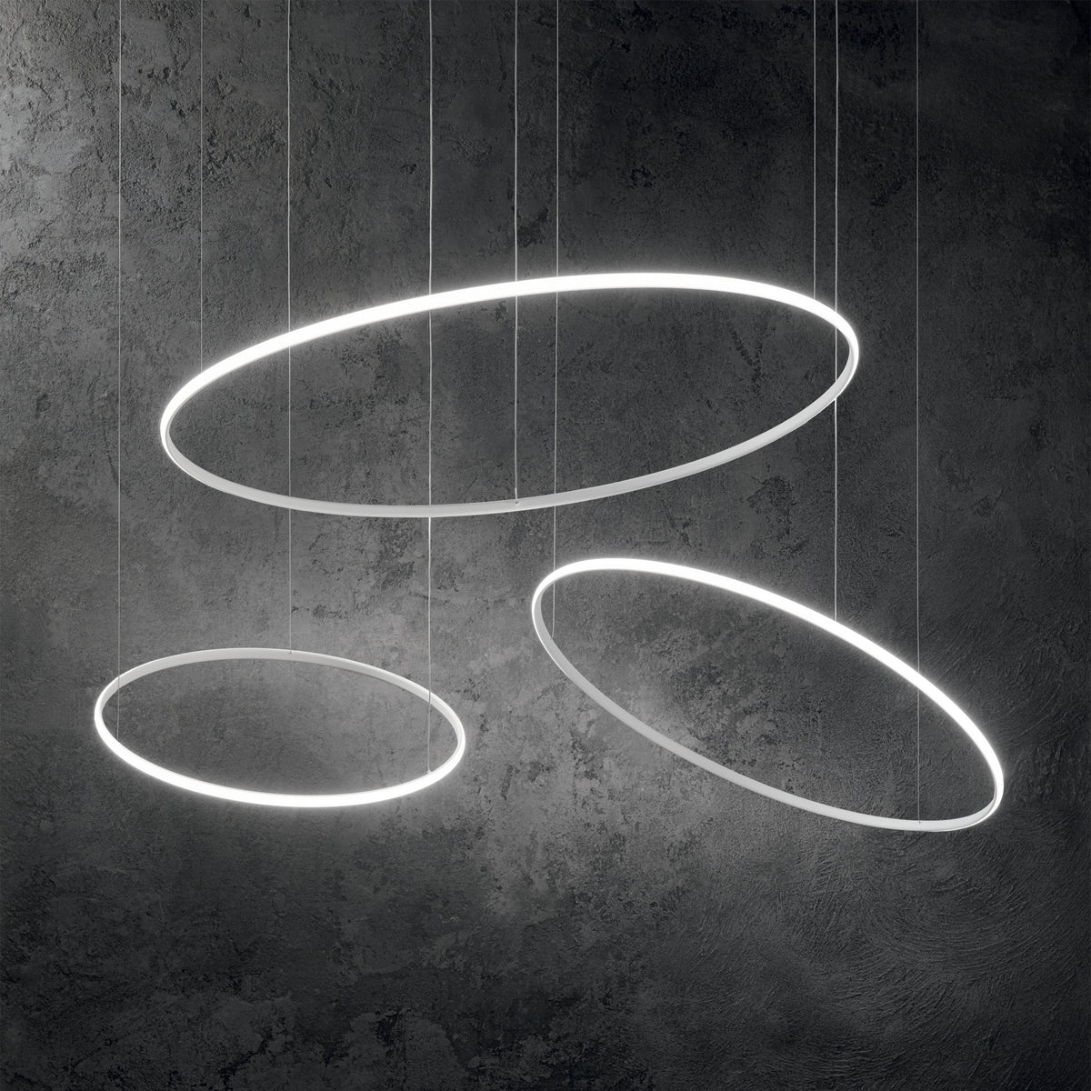 Lustră Ideal Lux Hulahoop, Ø81 cm, 258768