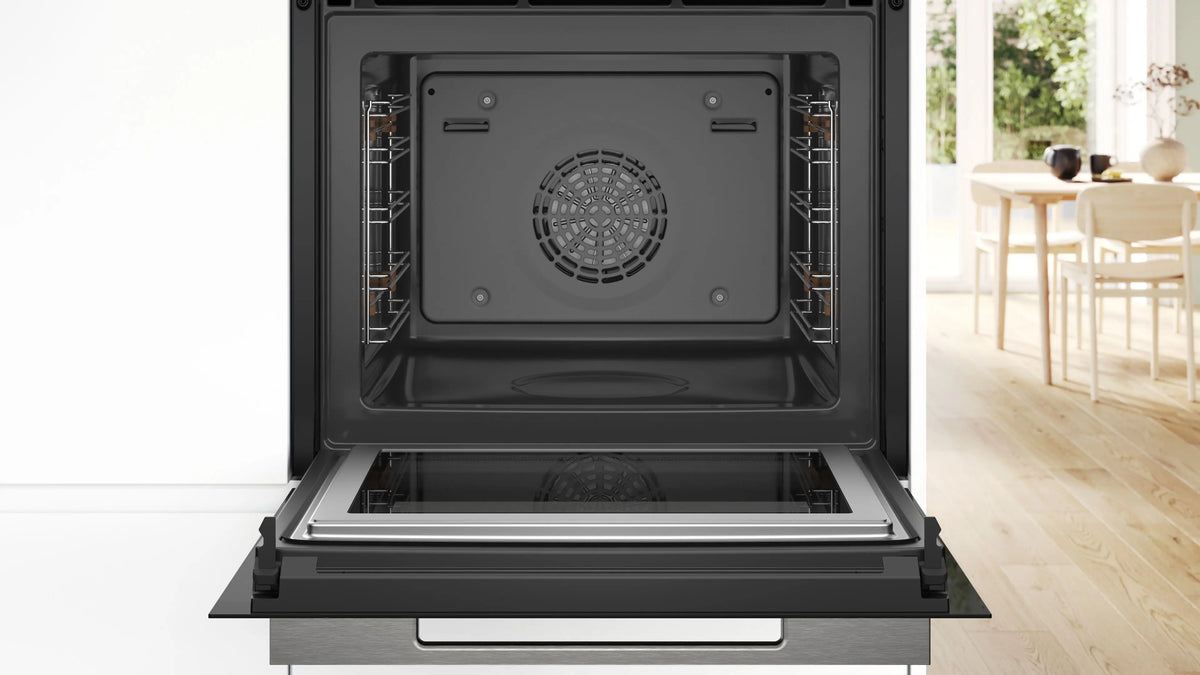 Cuptor încorporabil cu microunde Bosch HMG7361B1, Seria 8, negru