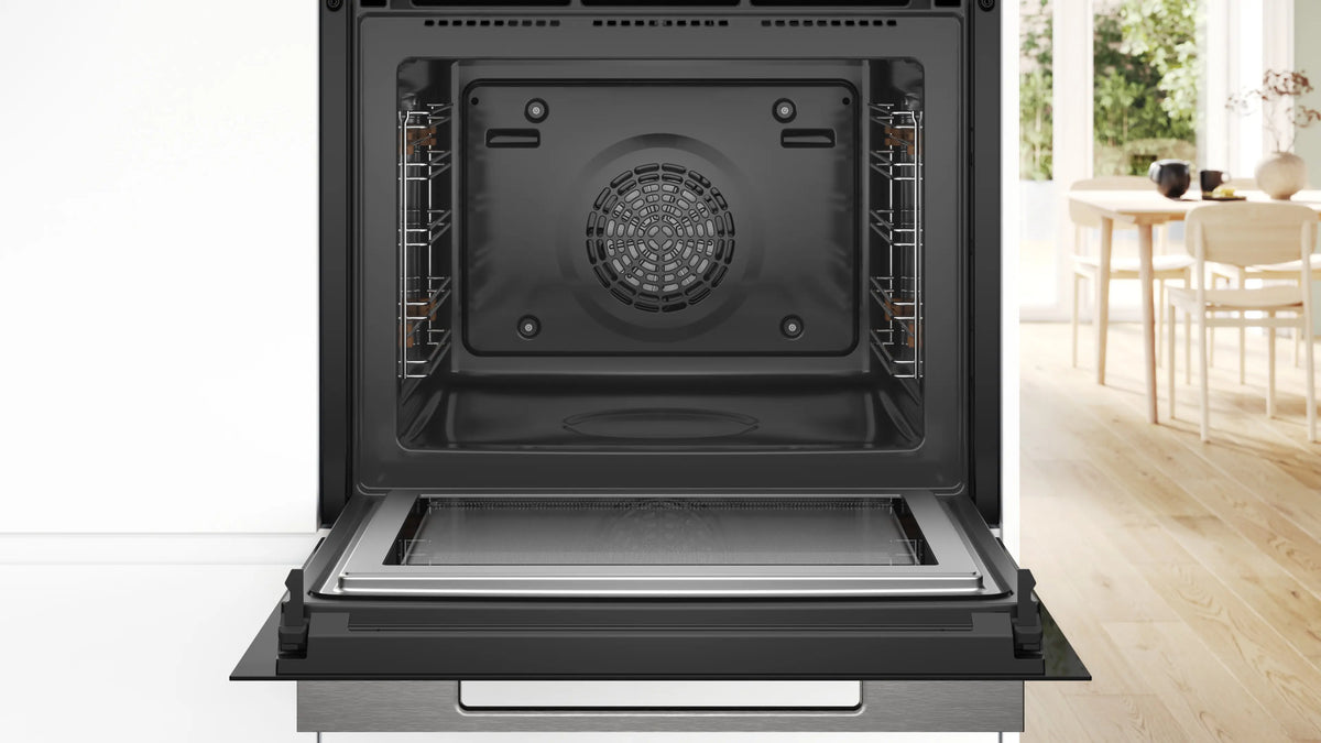 Cuptor încorporabil cu microunde Bosch HMG7764B1, Seria 8, negru