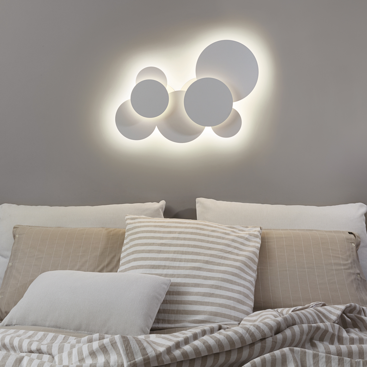 Plafonieră Ideal Lux Cloud, Ø52 cm, 263519