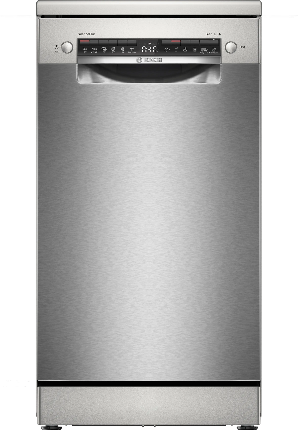 Mașină de spălat vase Bosch SPS4EMI17E, Seria 4, 45 cm, 10 seturi, inox