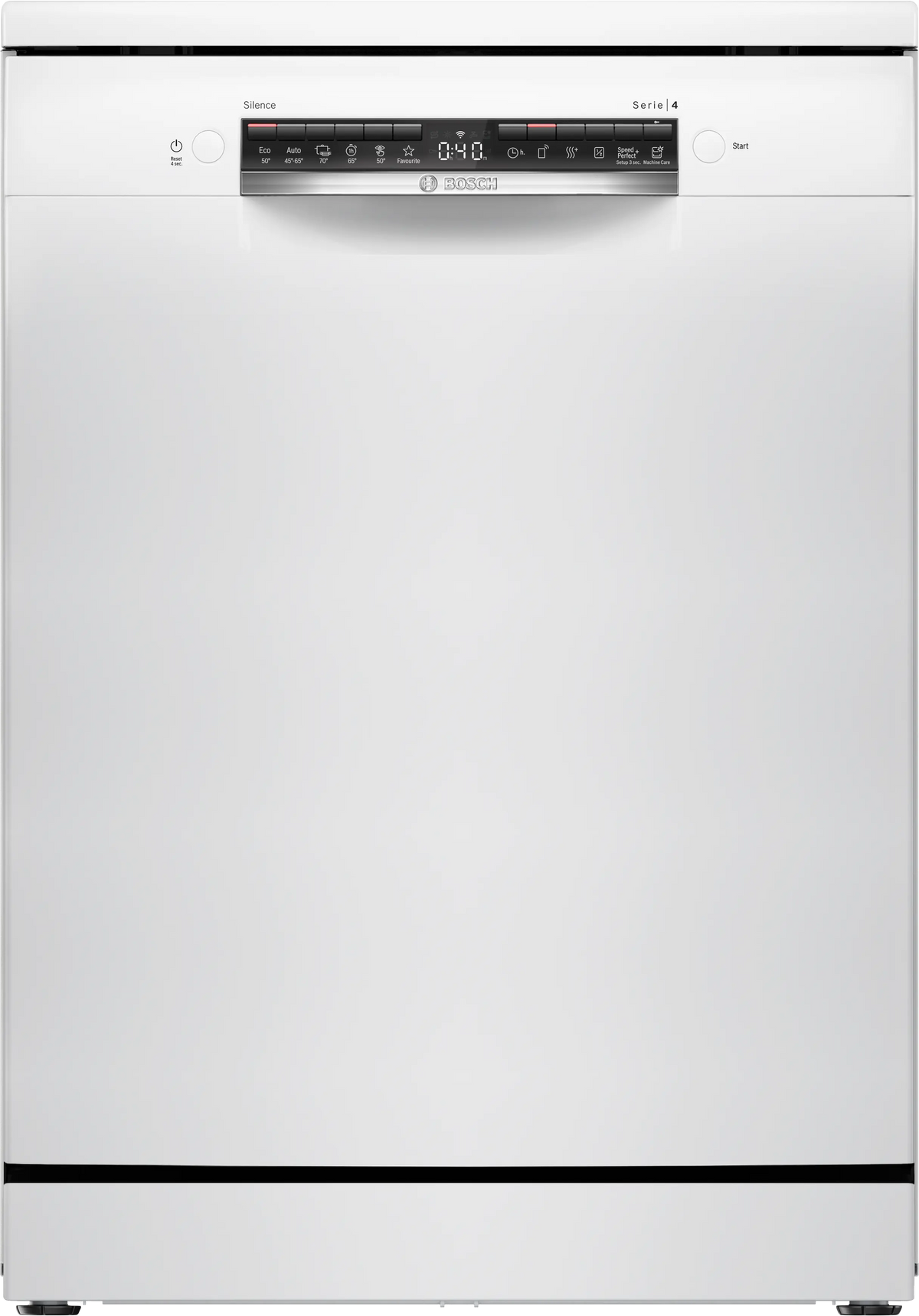 Mașină de spălat vase Bosch SMS4HVW14E, Seria 4, 60 cm, 14 seturi, albă