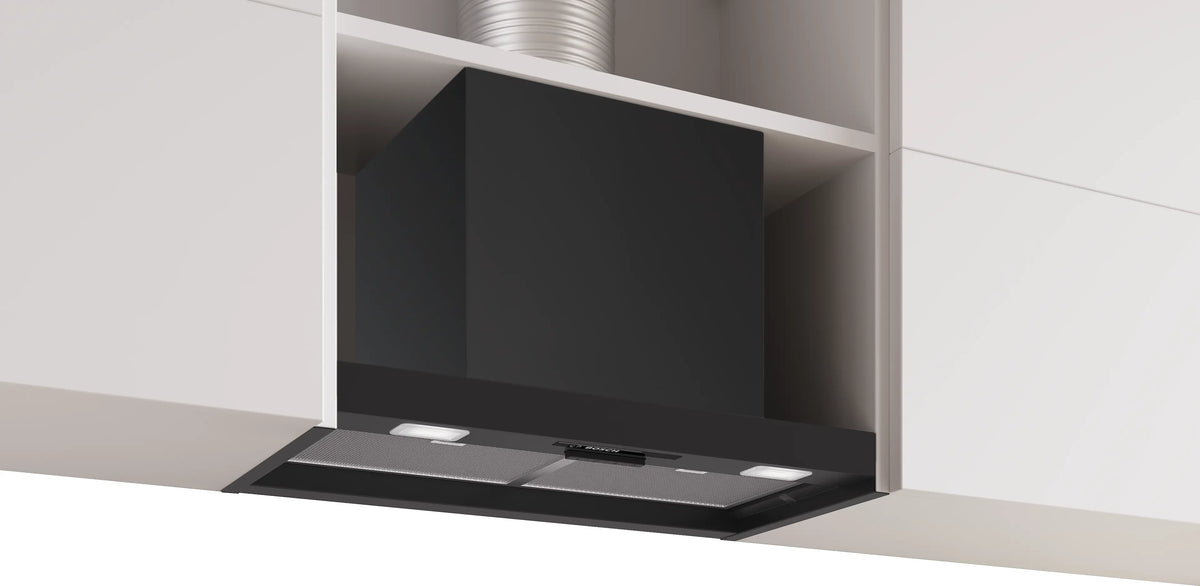 Hotă încorporabilă Bosch DBB63BC60, Seria 2, 60 cm, neagră