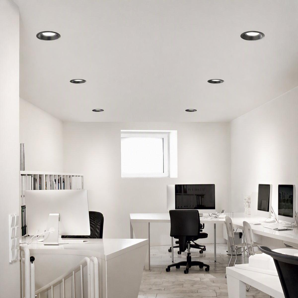 Spot încastrat Ideal Lux Off 15W 3000K, negru, 266558