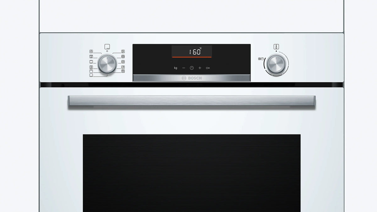Cuptor încorporabil Bosch HBG536EW4, Seria 6, 71 l, alb