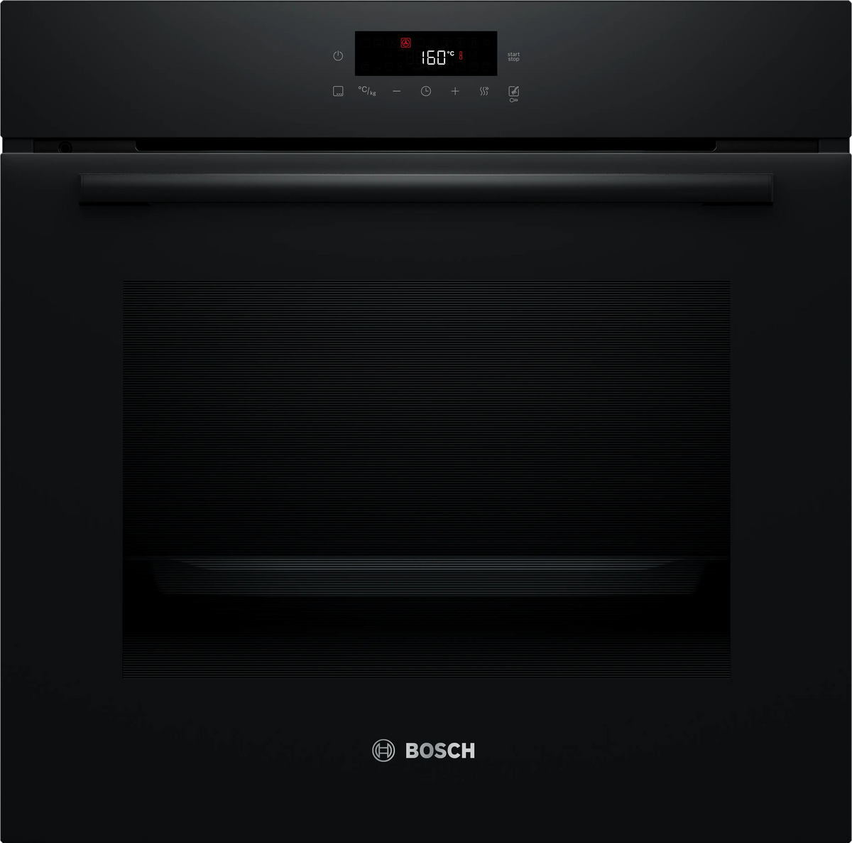 Cuptor încorporabil Bosch HBA571BB4, Seria 2, 71 l, curățare pirolitică, negru