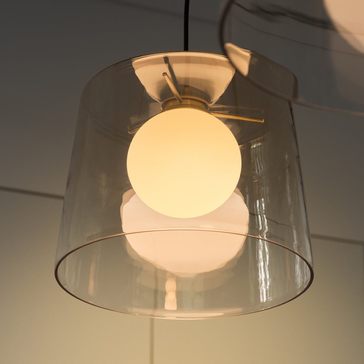 Pendul Ideal Lux Fade SP1, chihlimbar, 271316