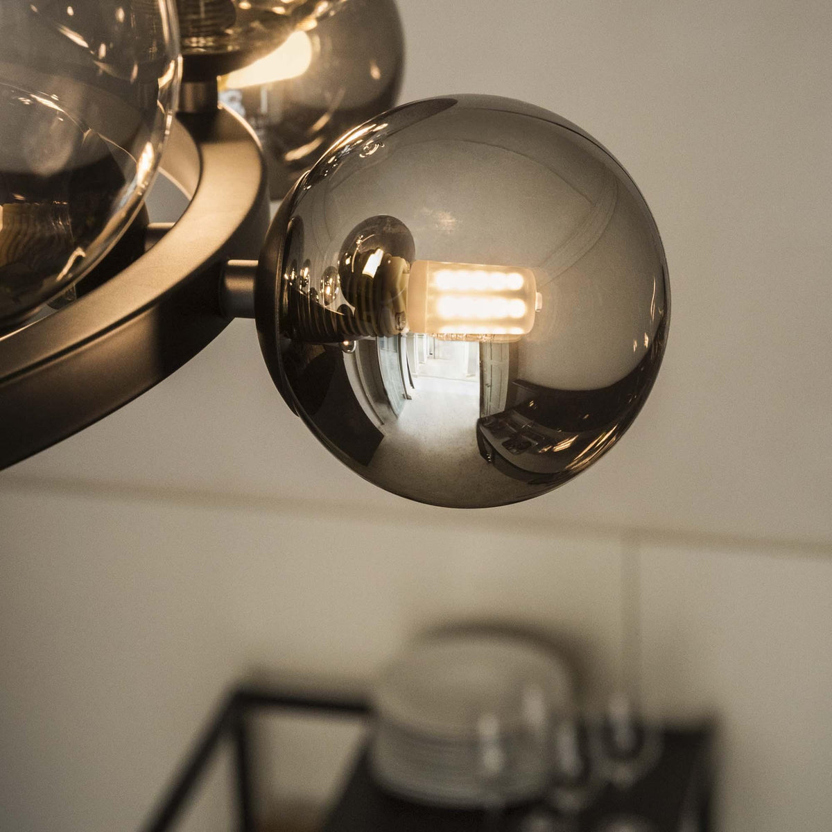 Lustră Ideal Lux Perlage SP14, fumuriu, 271385