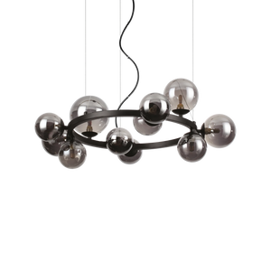 Lustră Ideal Lux Perlage SP11, fumuriu, 271392