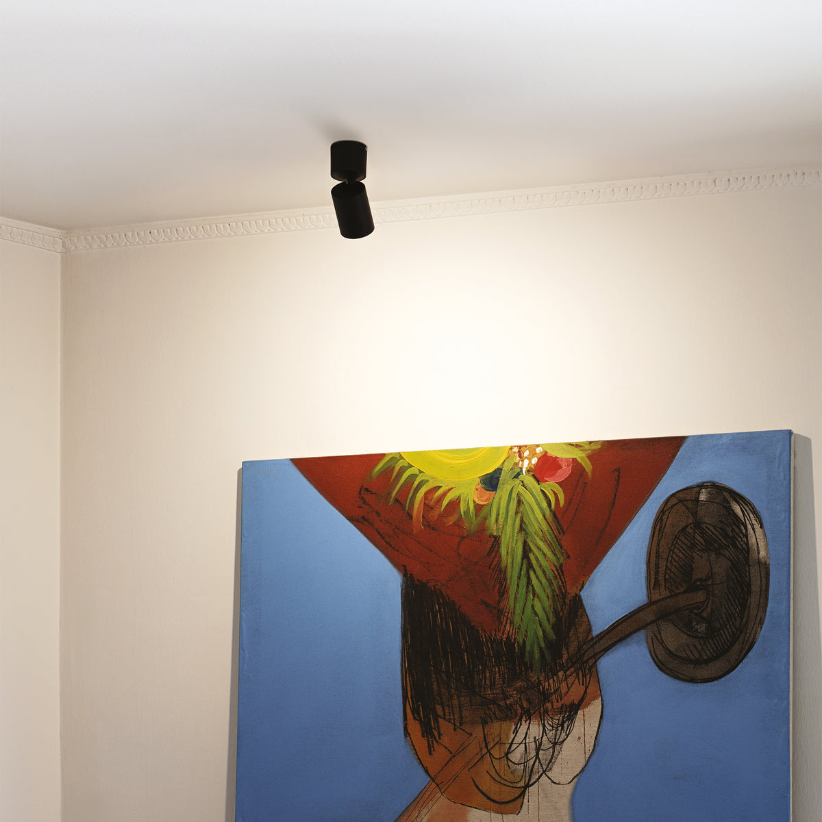 Plafonieră Ideal Lux Toby PL1, alb, 271538