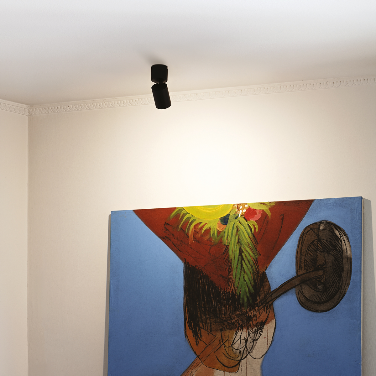 Plafonieră Ideal Lux Toby PL1, negru, 271545